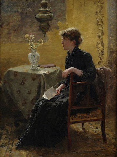 Siyahlı Kadın, 1889 by Hamilton Hamilton