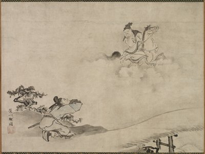 Taoist Ölümsüz by Hanabusa Itcho
