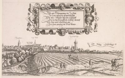 Nürnberg Panoramik Görünümü: Sağ Kısım by Hanns Lautensack