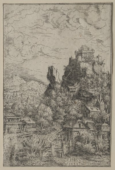 Kaleli Manzara, 1553. by Hanns Sebald Lautensack