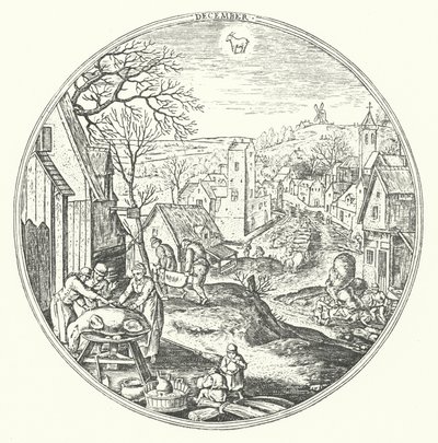 Aralık (gravür) by Hans (after) Bol