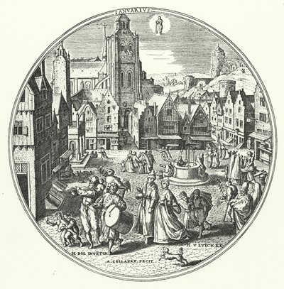 Ocak (gravür) by Hans (after) Bol