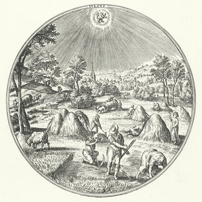 Temmuz (gravür) by Hans (after) Bol
