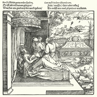 Ölüm herkesi eşit kılar (gravür) by Hans (after) Burgkmair