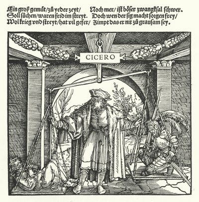 Adalet (gravür) by Hans (after) Burgkmair