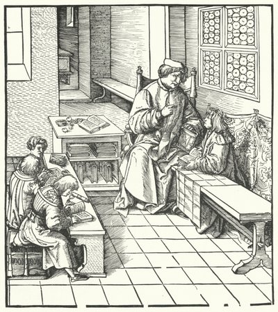 Maximilian alma talimatı (gravür) by Hans (after) Burgkmair