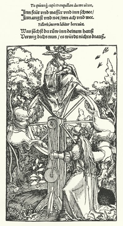 Çarkıfelek (gravür) by Hans (after) Burgkmair