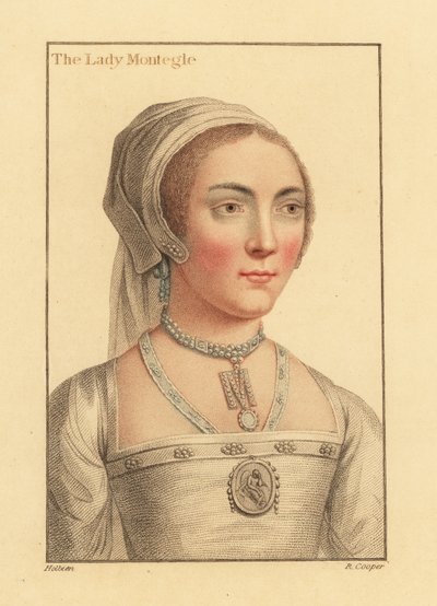 Leydi Mary Brandon, Barones Monteagle by Hans (after) Holbein the Younger