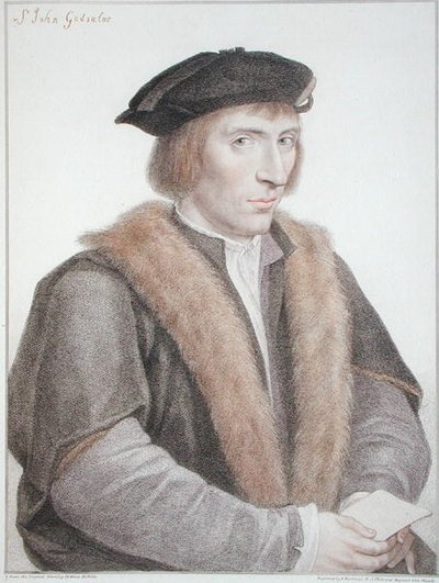 Sir John Godsalve, Francesco Bartolozzi tarafından oyulmuş (1727-1815) 1796 (gravür) by Hans (after) Holbein the Younger