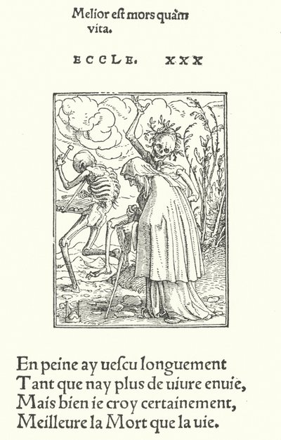 Yaşlı Kadın (gravür) by Hans (after) Holbein the Younger