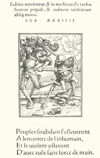 Silahlı Şövalye (gravür) by Hans (after) Holbein the Younger