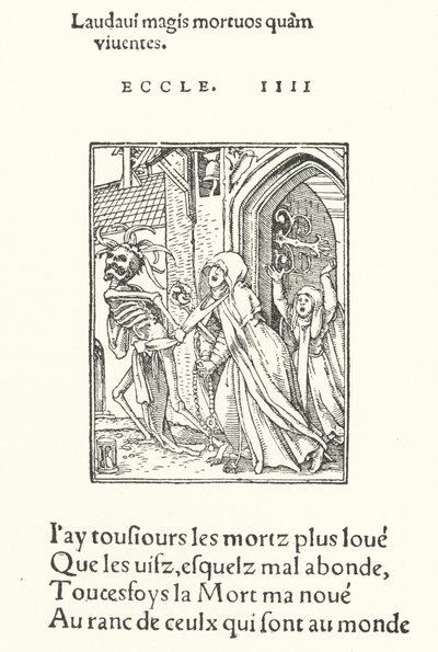 Leydi Abbess (gravür) by Hans (after) Holbein the Younger