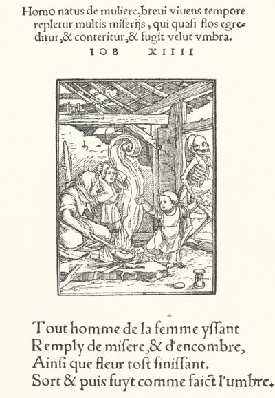 Anne ve Küçük Çocuk (gravür) by Hans (after) Holbein the Younger