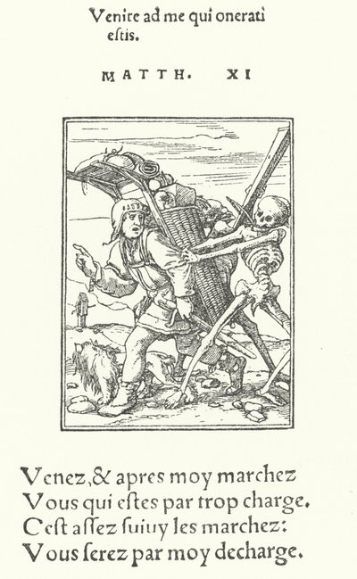 Pedlar (gravür) by Hans (after) Holbein the Younger