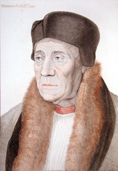Francesco Bartolozzi (1727-1815) tarafından oyulmuş William Warham (1450-1532) (gravür) by Hans (after) Holbein the Younger