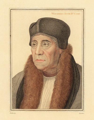William Warham, Canterbury Başpiskoposu by Hans (after) Holbein the Younger