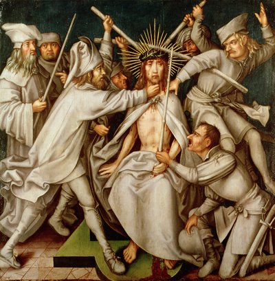 Dominikanerkirche için Altarpiece'den Flagellation by Hans (and workshop) Holbein the Elder