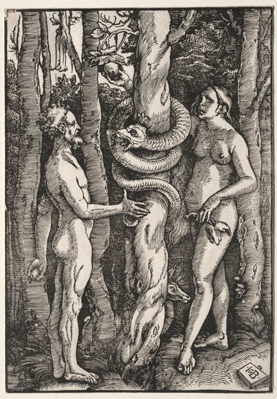Adem ve Havva by Hans Baldung