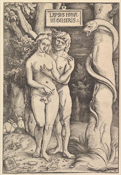 Adem ve Havva, 1511. by Hans Baldung