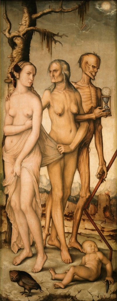 yaşlar ve ölüm by Hans Baldung Grien