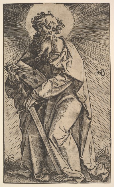 İsa ve Havarilerden Aziz Paul, 1519. by Hans Baldung