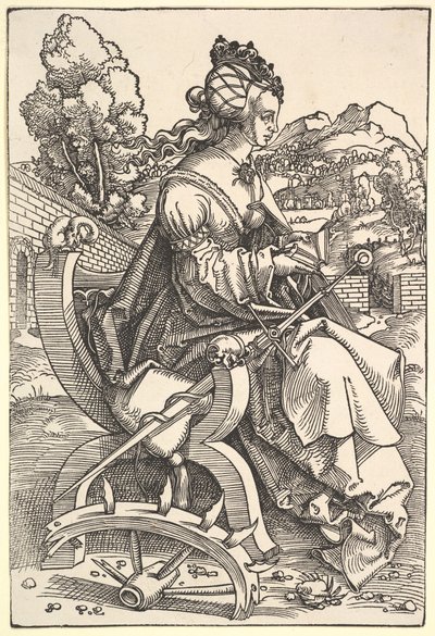 St. Catherine, yaklaşık 1505. by Hans Baldung