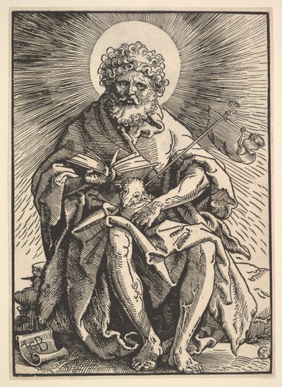 Vaftizci Yahya Kuzuyu Tutuyor, yakl. 1517. by Hans Baldung