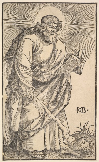 İsa ve Havarilerden Aziz Judas Thaddaeus, 1519. by Hans Baldung