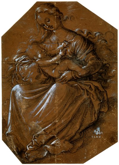 Bakire ve Çocuk, c1500-1545 by Hans Baldung
