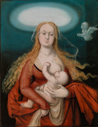 madonna ve çocuk by Hans Baldung Grien (Hans Baldung)