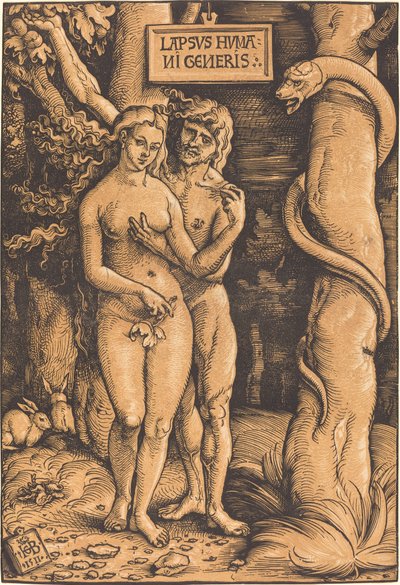 Adem ve Havva by Hans Baldung Grien