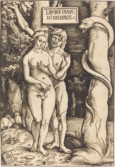 Adem ve Havva by Hans Baldung Grien