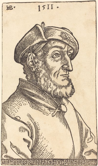 Christopher, Baden Uçbeyi, 1511 by Hans Baldung Grien