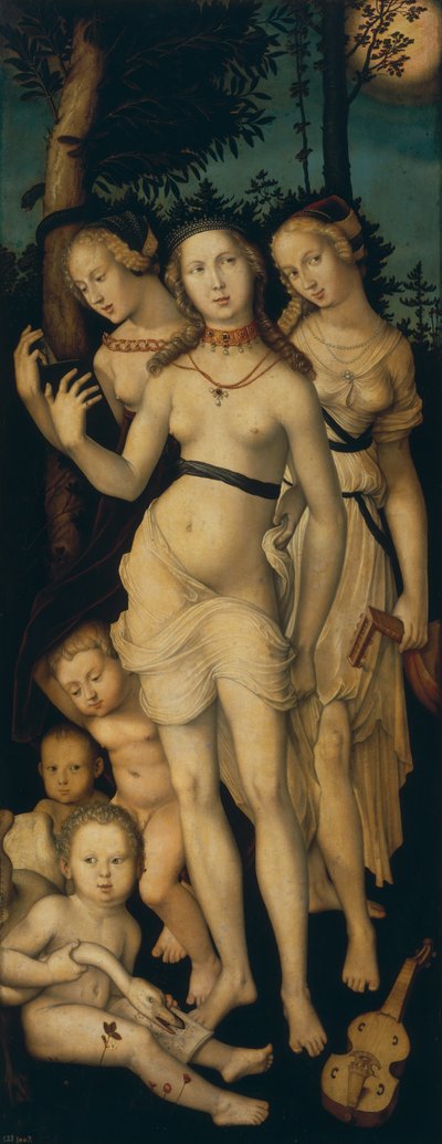 Uyum veya Üç Güzeller by Hans Baldung Grien
