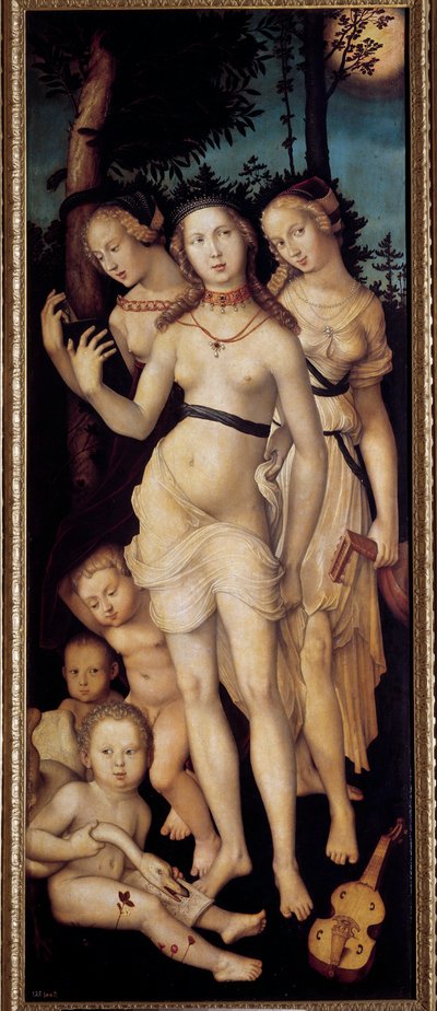 Uyum veya üç lütuf. Grien Hans Baldung