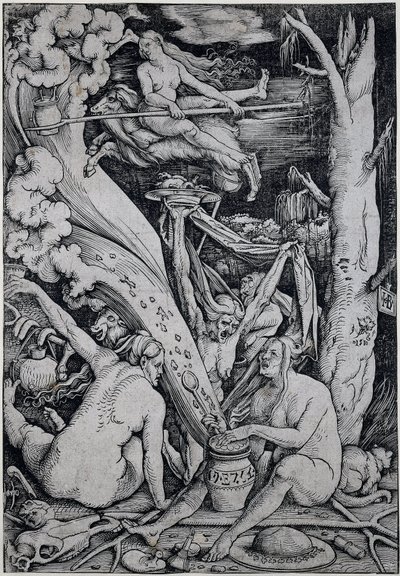 Cadılar, Cadıların Şabat Günü'nde bir araya gelir by Hans Baldung Grien