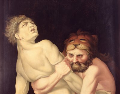 Herkül ve Antaeus, 1531 (247512 detayı) by Hans Baldung Grien