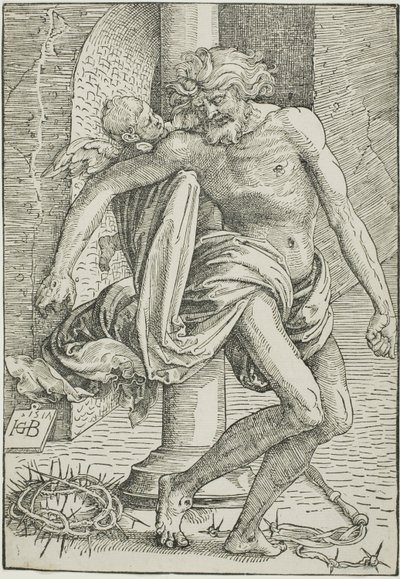 Acılar Adamı Sütunun Önünde by Hans Baldung Grien