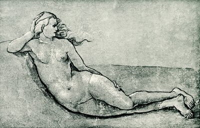 uzanmış su perisi by Hans Baldung Grien