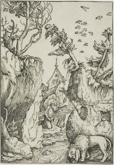 Vahşi Doğada Aziz Jerome by Hans Baldung Grien