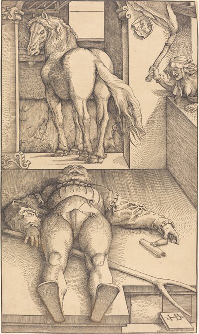 büyülenmiş damat by Hans Baldung Grien