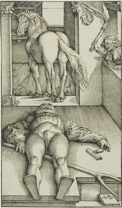 büyülenmiş damat by Hans Baldung Grien
