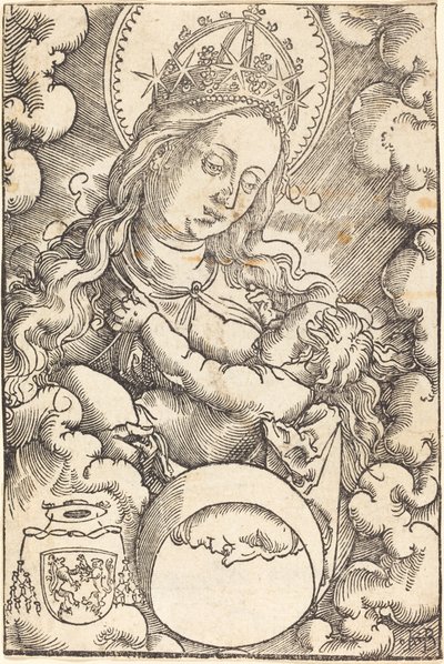 Bulutlardaki Bakire ve Çocuk by Hans Baldung Grien