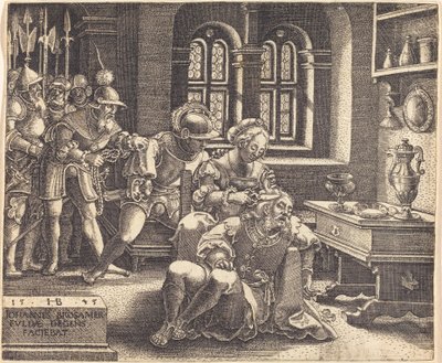 Samson ve Delilah by Hans Brosamer