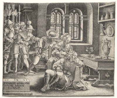 Samson ve Delilah by Hans Brosamer
