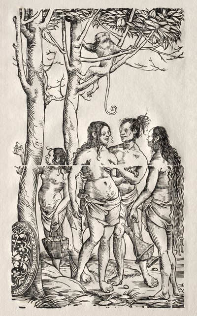 Sürü ile Hottentots by Hans Burgkmair
