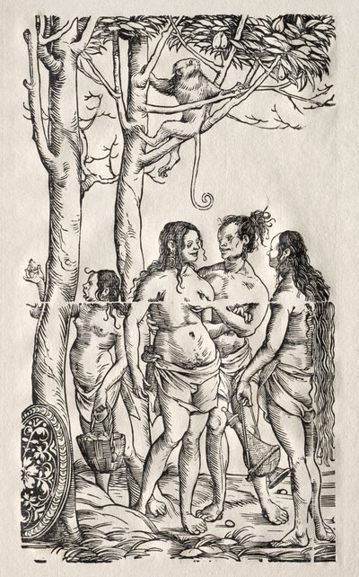 Sürü ile Hottentots. by Hans Burgkmair