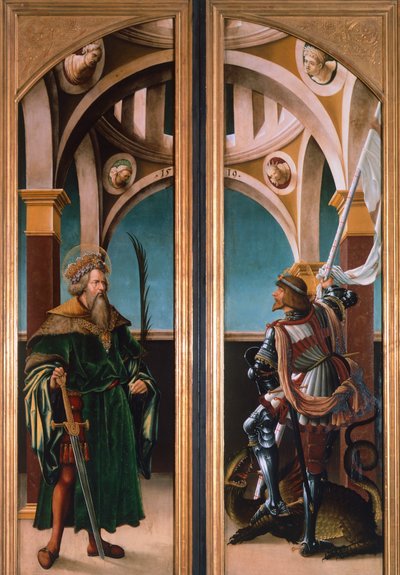 St. Sigismund ve St. George, Çarmıha Gerilme