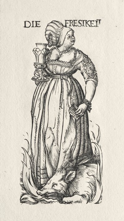 Yedi Kötülük: Oburluk by Hans Burgkmair