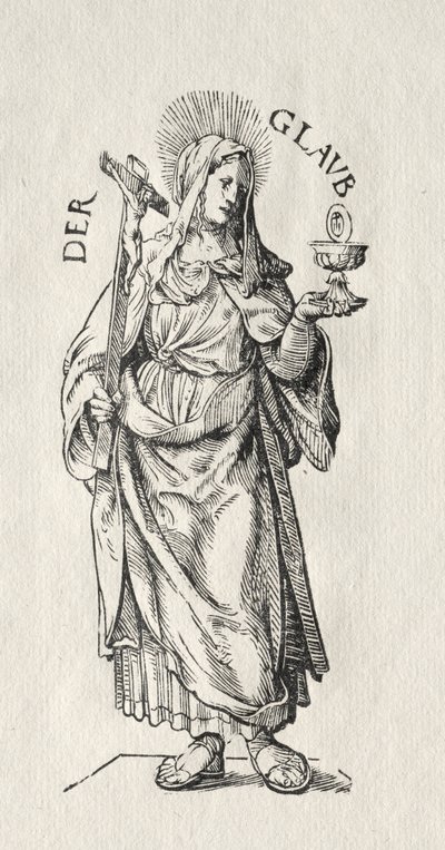 Yedi Erdem: İnanç by Hans Burgkmair